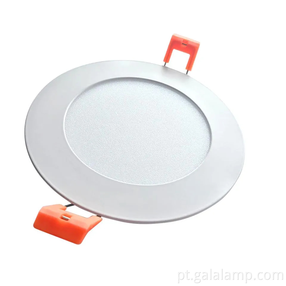 Luz do painel de LED redondo com eficiência energética para espaços modernos